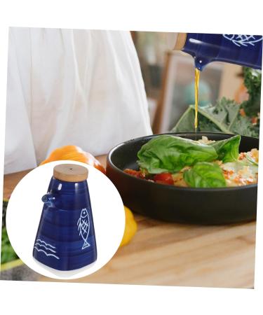 ABOOFAN Ceramic Soy Sauce Pot Vinegar Cruet Decorative Vinegar Container Oil and Vinegar Soy Sauce Holder Empty Olive Oil Ceramic Olive Bottle Multifunction Tanker Ceramics - Buy Online on GoSupps.com