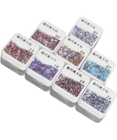 Glitter Nail Polish Gel Sparkly Portable Glitter Nail Gel Manicure for Salon - Buy Online on GoSupps.com