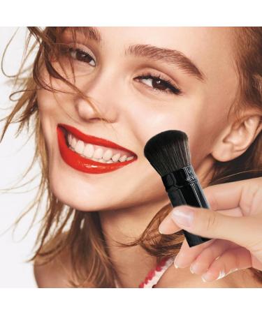 Blush Brush 4 Inch Retractable Blush Brush Travel Bronzer Brush Portable Makeup Brushes with Cover Powder Brushes for Blush Sunscreen Bronzer Powder Cosmetics - Buy Online on GoSupps.com