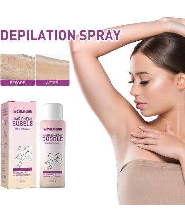 Natural Hair Removal Spray | Hair Removal Natural Spray for Men and Women 100ml | Organic Depilatory Hair Remover Foam Spray Cream Hair Eraser  - Buy Online on GoSupps.com