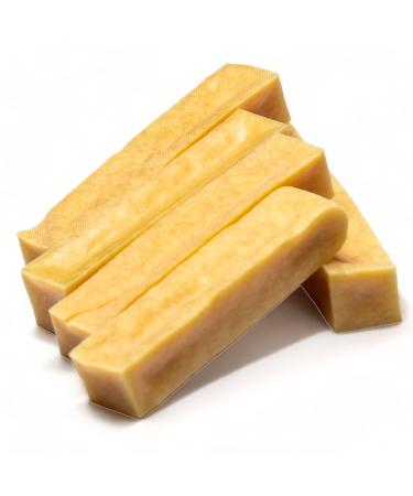 Dilecti Natural Dog Chews - Very Tasty Hard and Long Lasting Yak Chews for Dogs will Keep Your Dog Busy for a While - L size (pack of 5) L (pack of 5) - Buy Online on GoSupps.com
