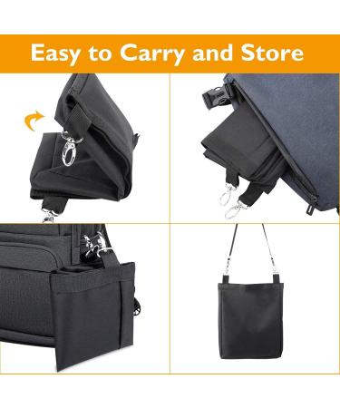 Geegoods Rabbit Hay Feeder Bag - Hanging Guinea Pig Hay Storage - Small Animal Feeding - 600D Oxford Cloth Fabric - Black - Buy Online on GoSupps.com