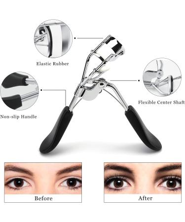 GreenLife Eyelash Curler with 6 Silicone Refill Pads - Professional Makeup Tool for Long-Lasting Curl - Buy Online on GoSupps.com