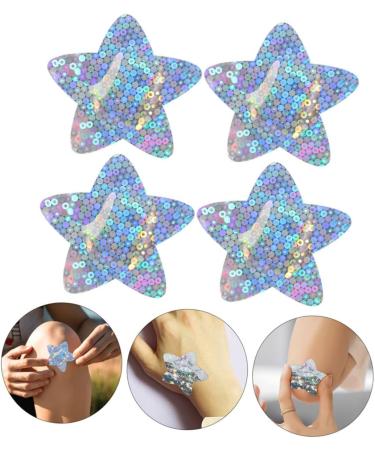 FOMIYES 300 Pcs Glitter Sticker Patch - Small Household Band Wound Patches 4.5x4.5cm | International Shipping Available - Buy Online on GoSupps.com