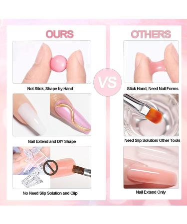 YEPYEPGO Solid Sculpture Builder Gel for Nail Art 15g - Clear Eco-Friendly Non-Sticky Gel for Nail Extension & 3D Designs - Buy Online on GoSupps.com