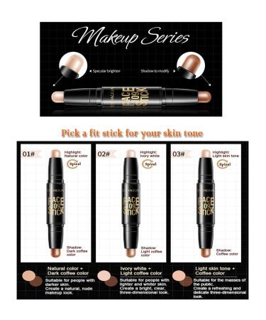 Concealer Eraser Stick & Highlight Pen | Contouring Makeup for Flawless Skin - A01 - Buy Online on GoSupps.com