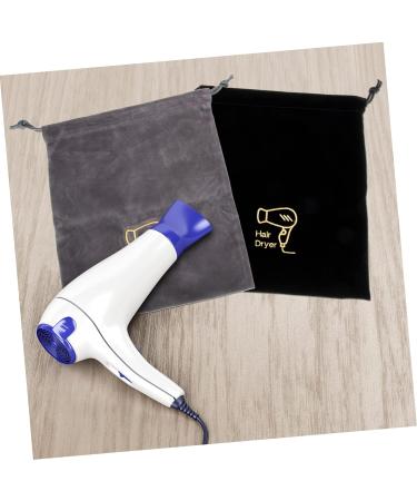 Baluue 2pcs Hair Dryer Bag Multifunctional Bag Toiletry Travel Bag Storage Bags for Travel Flannel - Buy Online on GoSupps.com