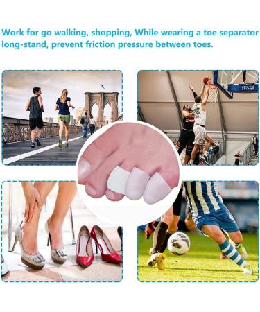 Pinky Toe Protectors - 10 Pack Gel Sleeves for Blisters, Corns, Calluses & Ingrown Nails - Buy Online on GoSupps.com