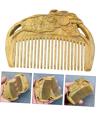 FRCOLOR Comb Japanese Hair Accessories Japanese Hair Pin Wooden Vintage Hair Accessories Vintage Hair Clips Wet Dry Hair Brush Hair Barrettes Travel Sandalwood Japanese-style Tool - Buy Online on GoSupps.com