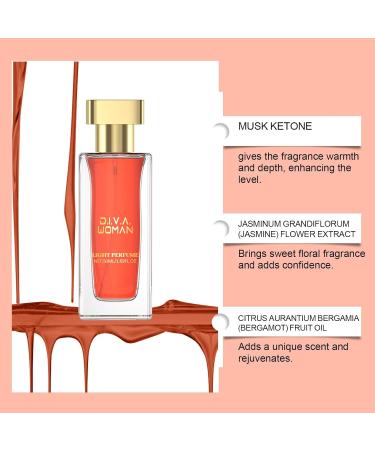 Fresh Floral Perfume - Long Lasting Jasmine Eau de Perfume - Pheromones Perfumes for Women: A Luxurious and Captivating Fragrance to Unleash Your Individuality - 1.7 Fl Oz Red - Buy Online on GoSupps.com