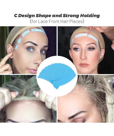 VEGALILY Double Sided Wig Tape 20Pcs Strong Adhesive Hair Tapes for Lace Wigs & Extensions - Buy Online on GoSupps.com