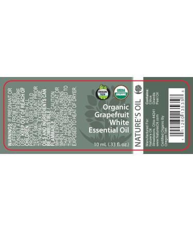 Best Grapefruit White Essential Oil Pure Certified Organic Therapeutic Grade 10ml - Buy Online on GoSupps.com