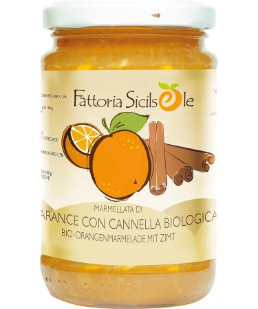 Fattoria Sicilsole Organic Cinnamon Jam 370g - Pack of 2 - Buy Online on GoSupps.com