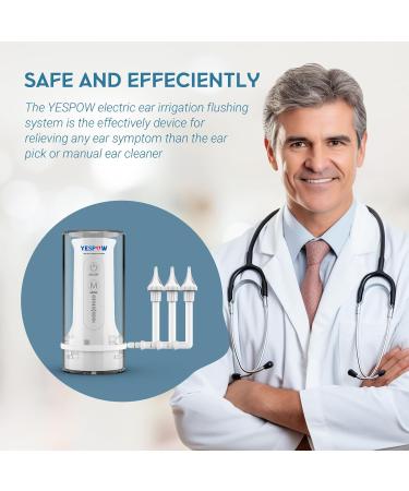 USB-Rechargeable Ear Irrigation Flushing System - 5 Modes Waterproof Ear Cleaner for Effective Earwax Removal | Ideal for Adults & Kids - Buy Online on GoSupps.com