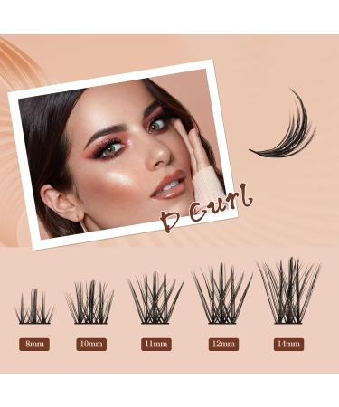 QUEWEL 144 PCs DIY Eyelash Extensions Set | Cluster Applicator Tool & Super Hold Glue | Perfect for DIY Extensions (Qu-H-DH-07) - Buy Online on GoSupps.com