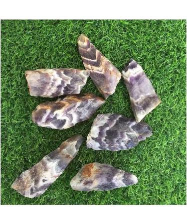 Stone Crafts Natural Rough Dream Amethyst Crystal Gemstone Chevron Crystal Stone Home Decor Natural Luster - Buy Online on GoSupps.com