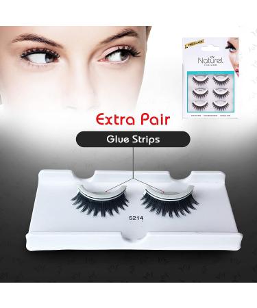 Natural Self-Adhesive False Eyelashes - Pre-Glued Falsies for a Beautiful Face - Buy Online on GoSupps.com
