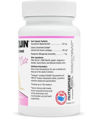 Cosequin Joint Health Supplement Capsules for Cats - 80 Count Pack - Buy Online on GoSupps.com