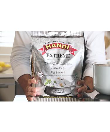 Handi Basmati Rice 10 Lbs Long Grain White Rice Gluten Free Bulk Bag Low in fat Supreme Quality - Buy Online on GoSupps.com