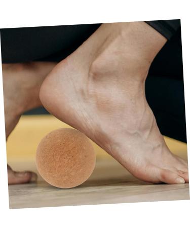 Orfofe 2-in-1 Cork Yoga Ball & Massage Device - Foot Roller & Trigger Point Fitness Aid - Buy Online on GoSupps.com