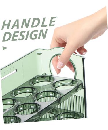 Abaodam egg storage box plastic containers egg storage container refrigerator egg holder egg tray grid 25.2X19.5CM As Shown 1 - Buy Online on GoSupps.com