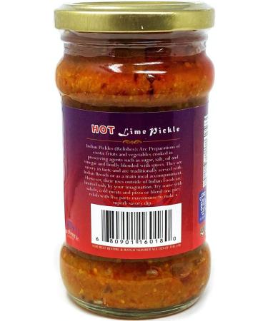 Rani Lime Pickle Hot (Achar Spicy Indian Relish) 10.5oz (300g) Glass Jar Vegan | Gluten Free | Non-GMO | No Colors | Popular Indian Condiment Indian Origin FRUITS & VEGETABLE 10.5oz Hot Lime - Buy Online on GoSupps.com