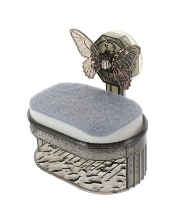Ciieeo Soap Bathroom Supply Brush Sponge The Pet Grey 13.9X13.4X8.5CM