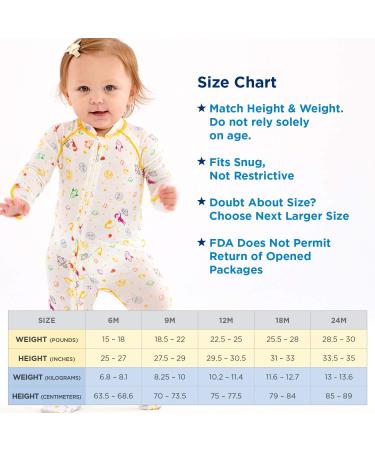Eczema Baby Pajamas Sleeper Suit - Soothing Itch Relief for Atopic Dermatitis - Wet Wrapping Treatment - 18 Month Size - Buy Online on GoSupps.com