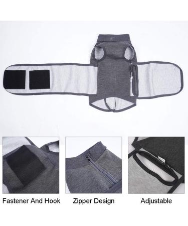 Dog Anxiety Jacket Dog Coat Dog Anxiety Vest Jacket Security Vest Coat Anxiety Shirt for Dogs Anxiety Jacket for Dogs Dog Calming Vest for Small Medium Large Dogs (XL). X-Large (Pack of 1) gray - Buy Online on GoSupps.com