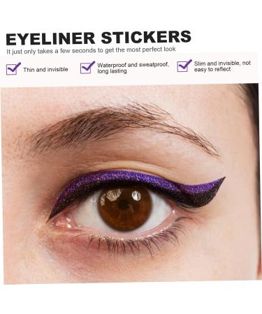POPETPOP 18 Pairs Anti Sweat Eyeliner Eyelid Stickers Eyeliner Stickers Wing Adhesive Eye Line Strip Water Proof Stickers 2 Sided Tape Women Eyeliner Decal Eye Makeup Stickers Man Halloween - Buy Online on GoSupps.com