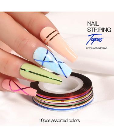 Teenitor Nail Art Decoration Kit - Brushes, Glitters, Rhinestones, Stickers & More - Buy Online on GoSupps.com