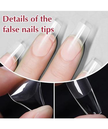 240 Pieces Square Fake Nail Tips - 10 Sizes Half-Matte Press-On Artificial Nails for Perfect DIY Manicure - Buy Online on GoSupps.com