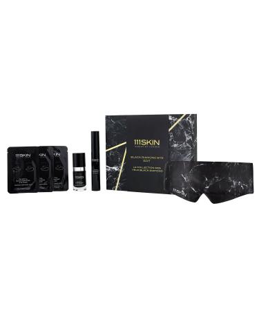 111SKIN Black Diamond Eye Edit| Gift Set of Celestial Black Diamond Eye Cream Eye Masks and Contour Gel | Tighten & Lift Eye Area | Botox Alternative