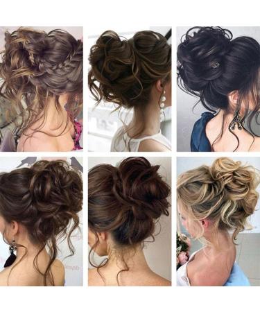 Xuejian Chaotic Hair Bun Extensions - Premium Synthetic Hair for Effortless Style | International Shipping Available - Buy Online on GoSupps.com