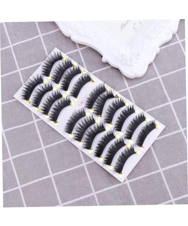 FRCOLOR Women Dense Eyelash 10 Pairs Lashes Natural False Lashes Natural False Eyelashes Eyelashes Natural Eyelashes Cross Eyelashes 3d Dense Dense Eyelash - Buy Online on GoSupps.com