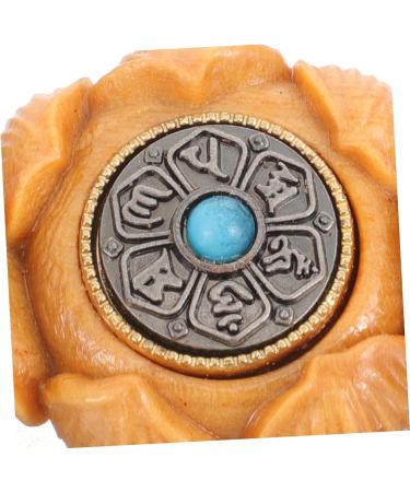 Tovinanna Hand Exercise Platable Lotus Statue - Vintage Woodwork Decor for Meditation & B rodecoration - Small Rosenholz Turntable Decoration - Buy Online on GoSupps.com