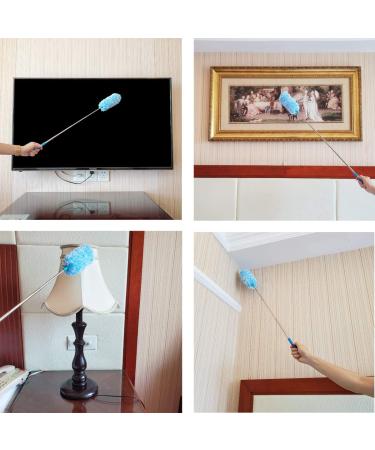 Tonmp 4 Pcs Microfiber Hand Duster Set - Extendable & Washable Dusters for Office, Car, Computer, Air Condition - Microfibre Cleaning Tool - Buy Online on GoSupps.com