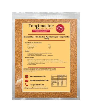 Spanish Style with Smoked Paprika Burger Complete Mix - 500g