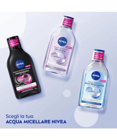  NIVEA NIVEA Micellair Professional Two-Phase Micellar Water Skin Breathe Biphasic Makeup Remover with Black Tea Extract for Face and Eyes Waterproof Makeup - 3 x 400ml Bottles - Buy Online on GoSupps.com