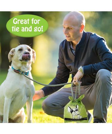 Dog Poo Bags with Tie Handles - 300 x Extra Thick & Leak-Proof Dog Waste Bags Lavender-Scented for Medium-Large Doggy Green 1 count (Pack of 300) - Buy Online on GoSupps.com
