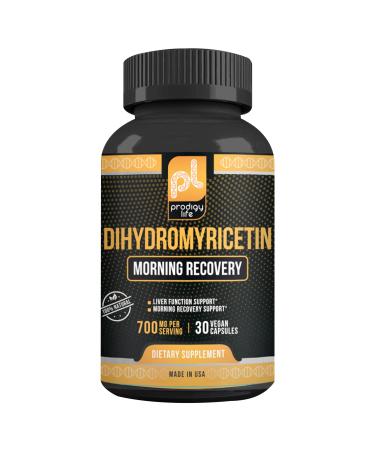 Prodigy Life DHM - All-Natural Detox Supplement for Liver Health - Dihydromyricetin Liver Detox and Hydration Support for Better Morning Recovery with Milk Thistle Extract 400mg - 30ct