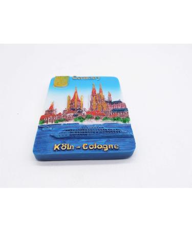 Cologne Germany 3D Fridge Magnet Travel Souvenir Gift Home & kitchen Decoration Magnetic Sticker Cologne Germany Refrigerator Magnet Collection - Buy Online on GoSupps.com