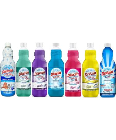 Disiclin Floor & Multi Surface Cleaner Bundle (7 x 1L) LIMPIADOR MULTIUSOS Concentrated Multipurpose Spanish Cleaning Product - Buy Online on GoSupps.com