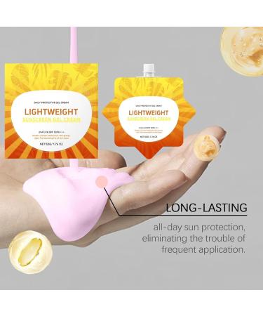 Duqulle Daily Sun Protection for Women Moisturizing Facial Sunblock Cream Lotion 50g Nongreasy Makeup Fixer for Sports - Buy Online on GoSupps.com