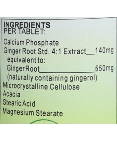 Health Plus Ginger Root 550mg - 60 Tablets | Digestive Health Plant Supplement - Buy Online on GoSupps.com