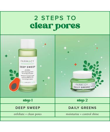 Farmacy Winter Greens Duo - Deep Sweep Toner & Daily Greens Moisturizer Set - 4.5 Fl Oz - Buy Online on GoSupps.com