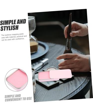 DOITOOL Brow Mapping Eyebrow Facial Paint Positioning Cream Brow Position Tool Miss Auxiliary Tool Eyebrow Shape Eyebrow Mapping 1 count (Pack of 1) Pink - Buy Online on GoSupps.com