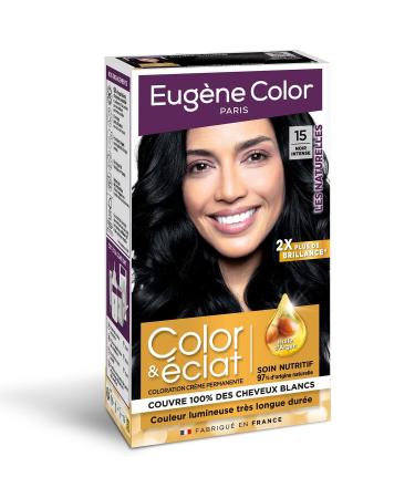 EUGENE COLOR Couleur Intense Noir Profond Brillance Longue Dur e l Huile d Argan (115 ml) - Le Lot De 3
