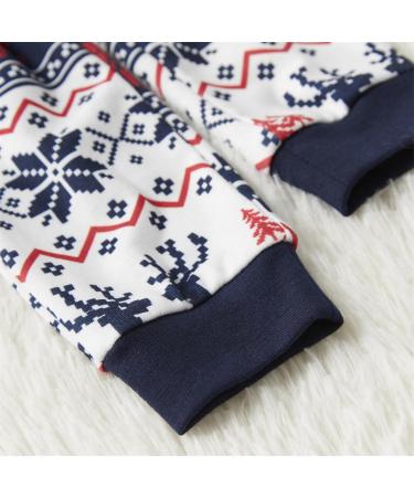 PatPat Family Christmas PJs Matching Sets - Reindeer & Snowflake Patterned Sleepwear for Couples & Kids | Kids 6-7 Years, Royal Blue - Buy Online on GoSupps.com