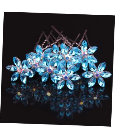 OSALADI 10pcs Blue Wedding Hair Clips - Women's Styling Barrettes for Fashionable Hairpins - Buy Online on GoSupps.com
